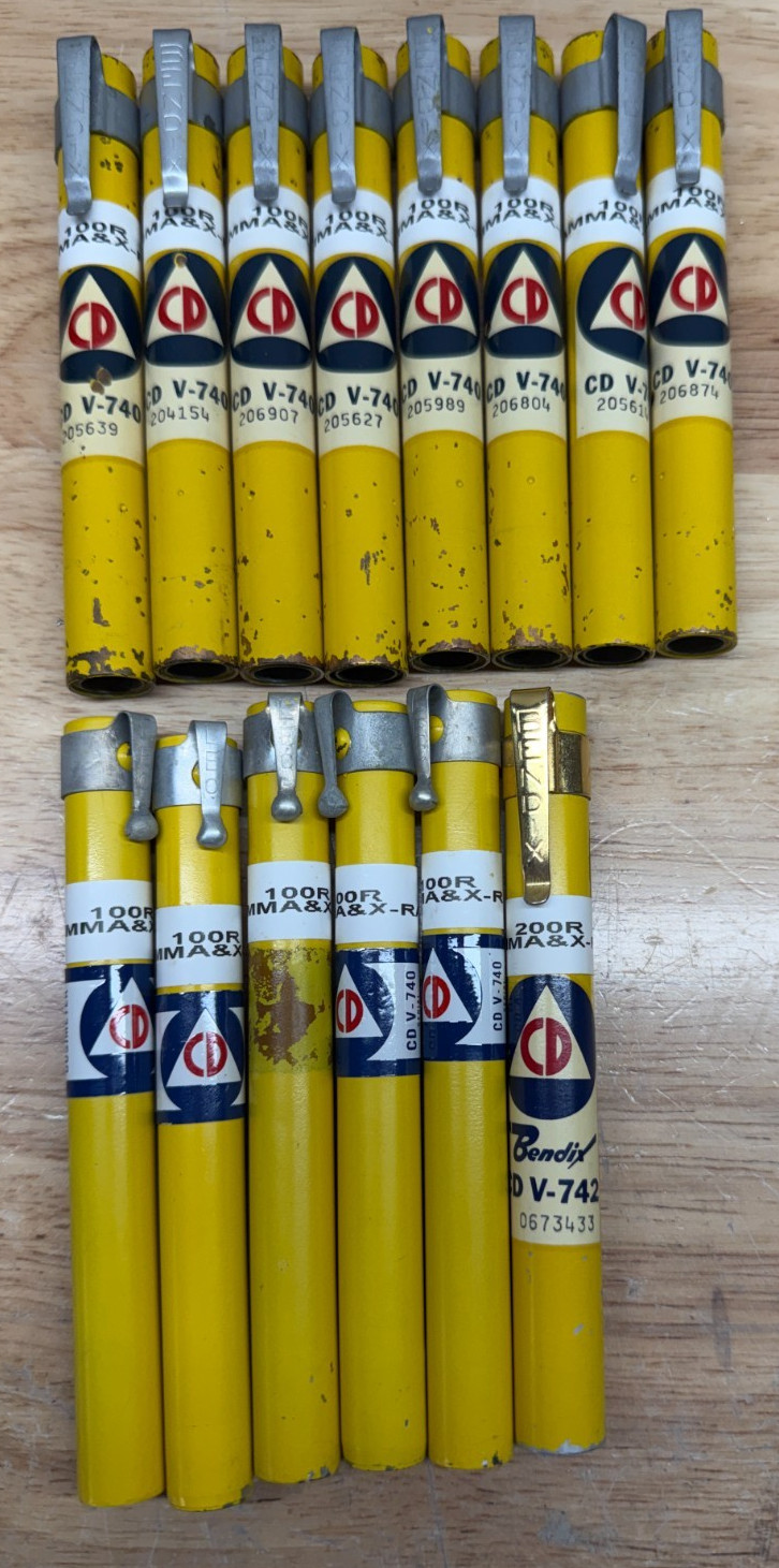 Dosimeter Pen Lot of 14 CDV-740 & CDV-742