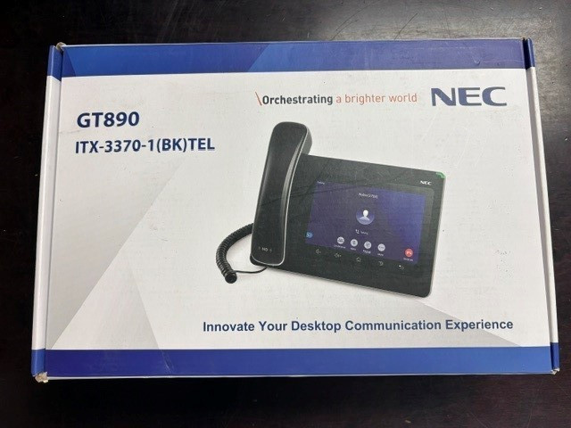 NEC GT890 ITX-3370-1(BK) IP Desktop Video Telephone