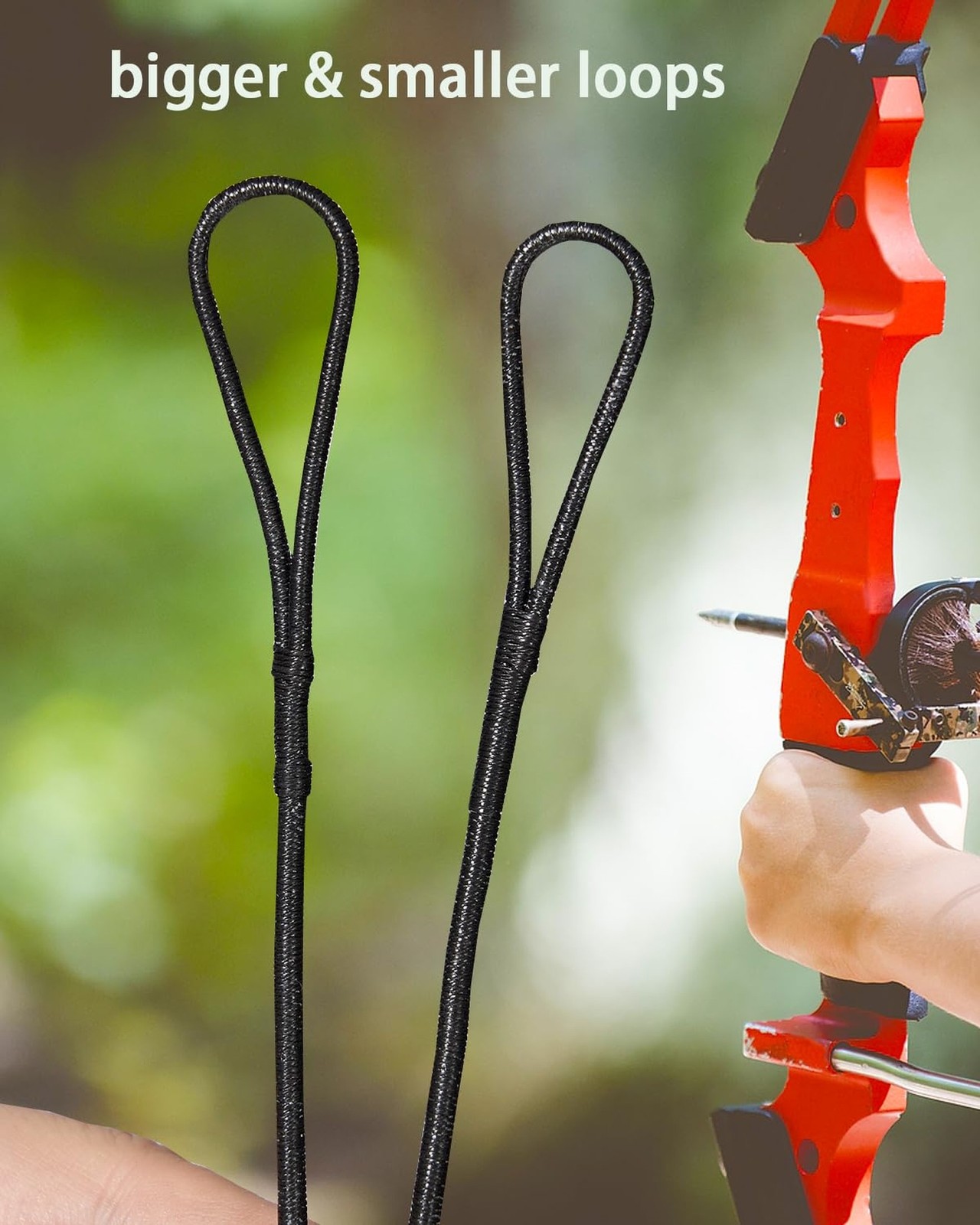 TOPARCHERY Bow String 53''/135cm Traditional Recurve Bow String & Longbow Str...