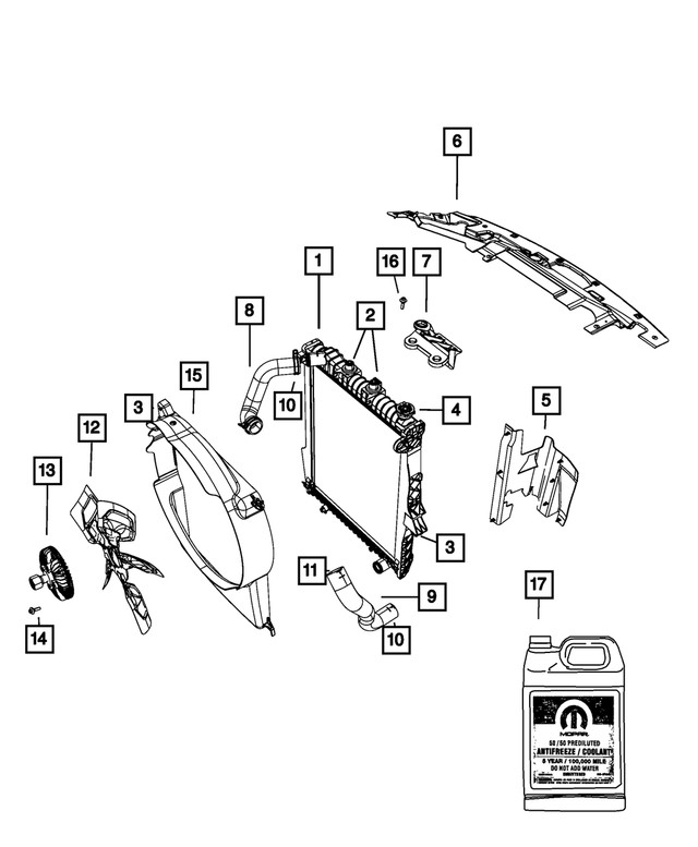 Genuine Mopar Hex Head Screw And Washer 6022225