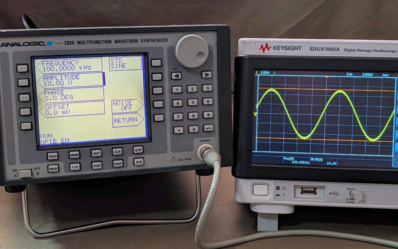 Analogic 2030A Arbitrary Waveform/Function Generator 50MS/s, 20 Volts P-P, GPIB