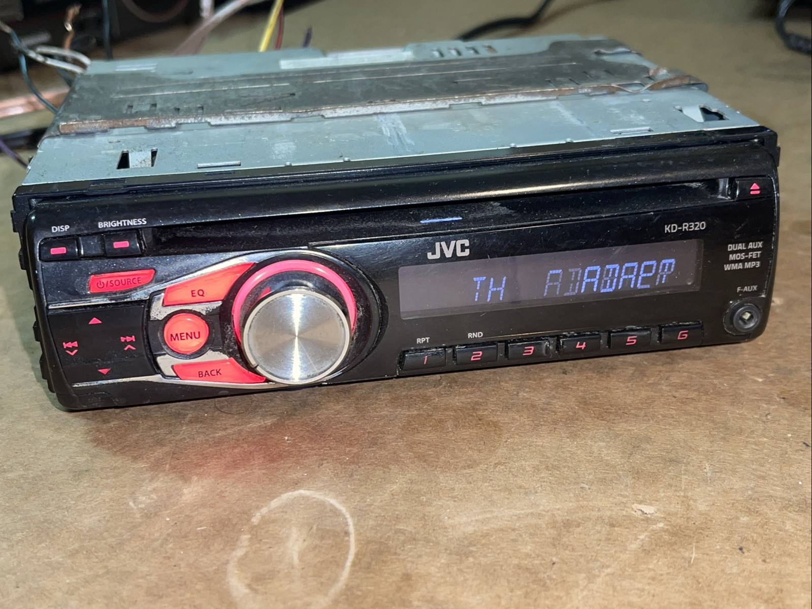 JVC KD-R320 CAR STEREO ONLY JVC KD-R320