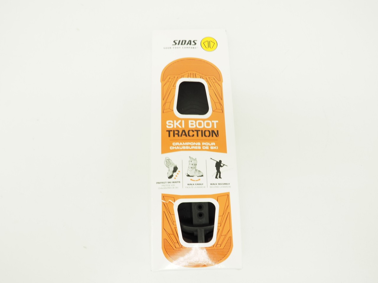 New! Sidas Ski Boot Traction Black Adjustable Flexible Rubber Boot Grip