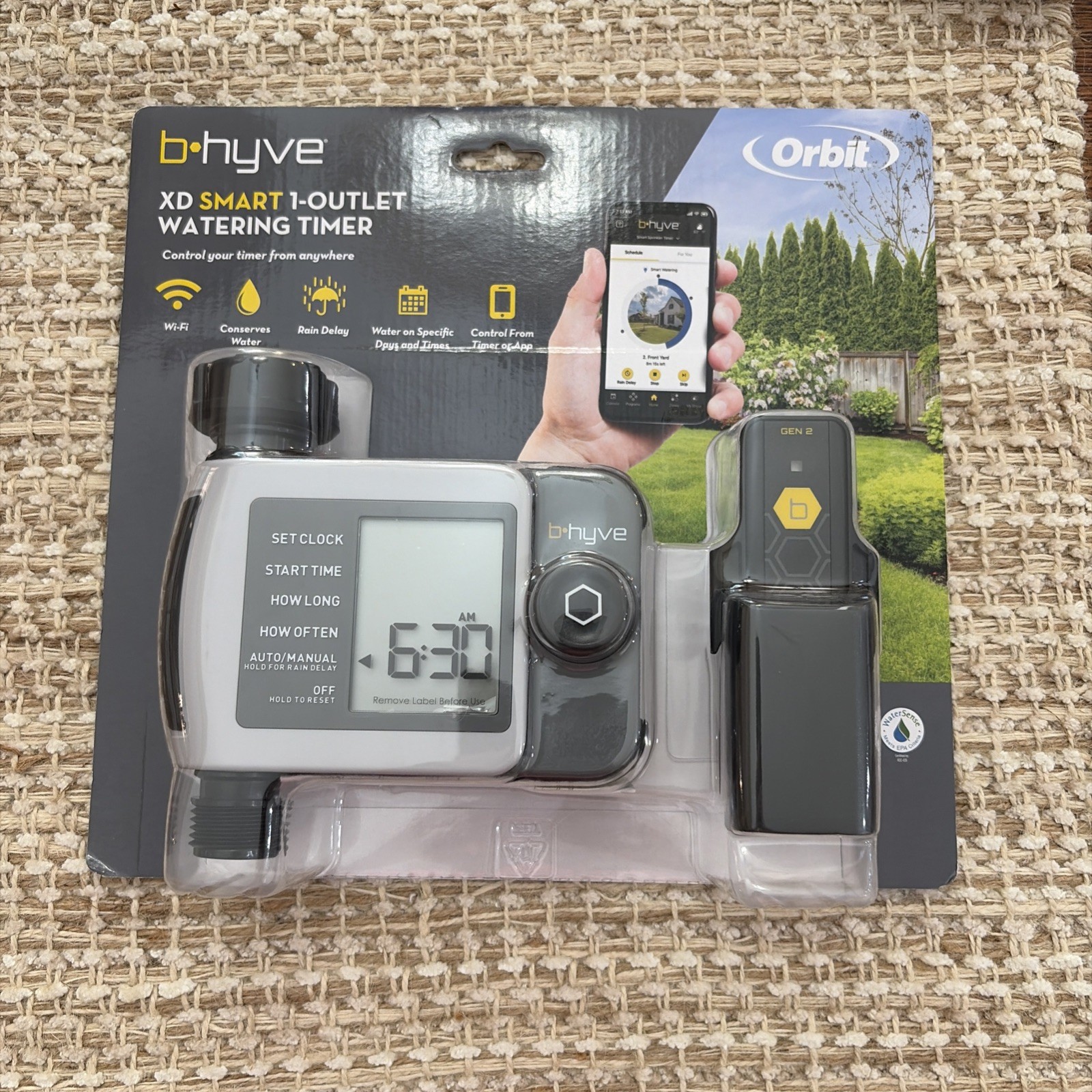 Orbit B-Hyve XD 1-Port Smart Hose Faucet Timer & WiFi Hub Bluetooth App Control