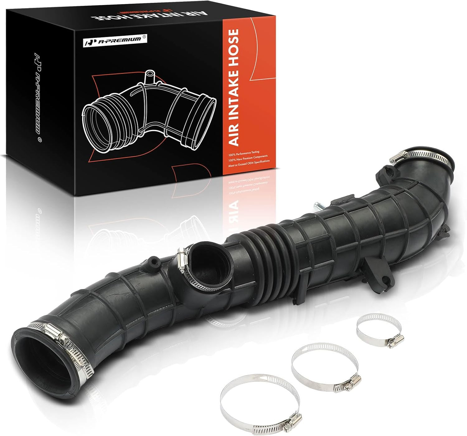 Engine Air Intake Hose with Clamps for Honda Accord 1998-2000 2.3L SOHC Tube