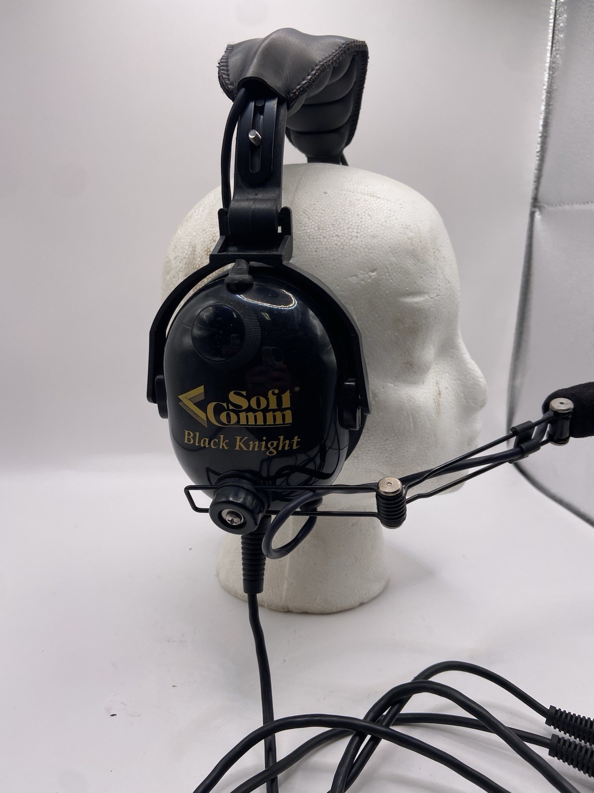 Soft Comm Black Knight Aviation Headset C-50
