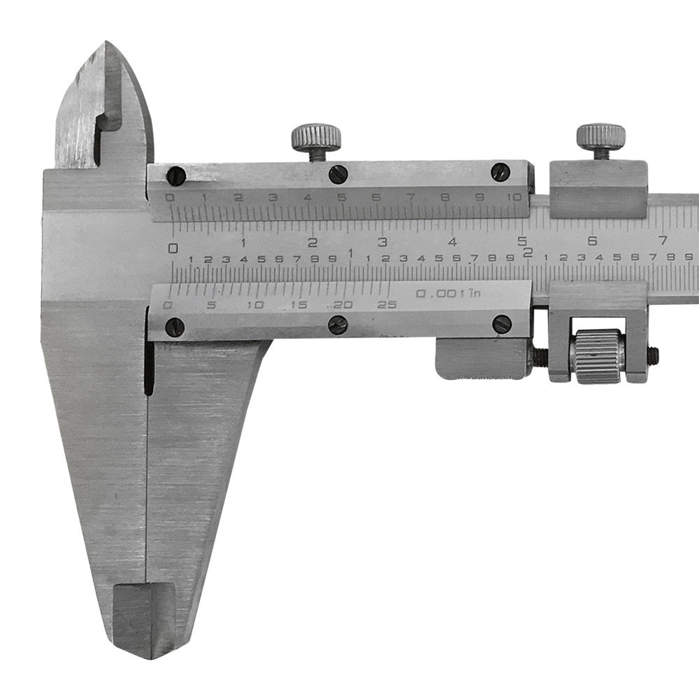 Vernier Caliper Stainless Steel 8"/200mm Range .001'' Grad Dial Caliper