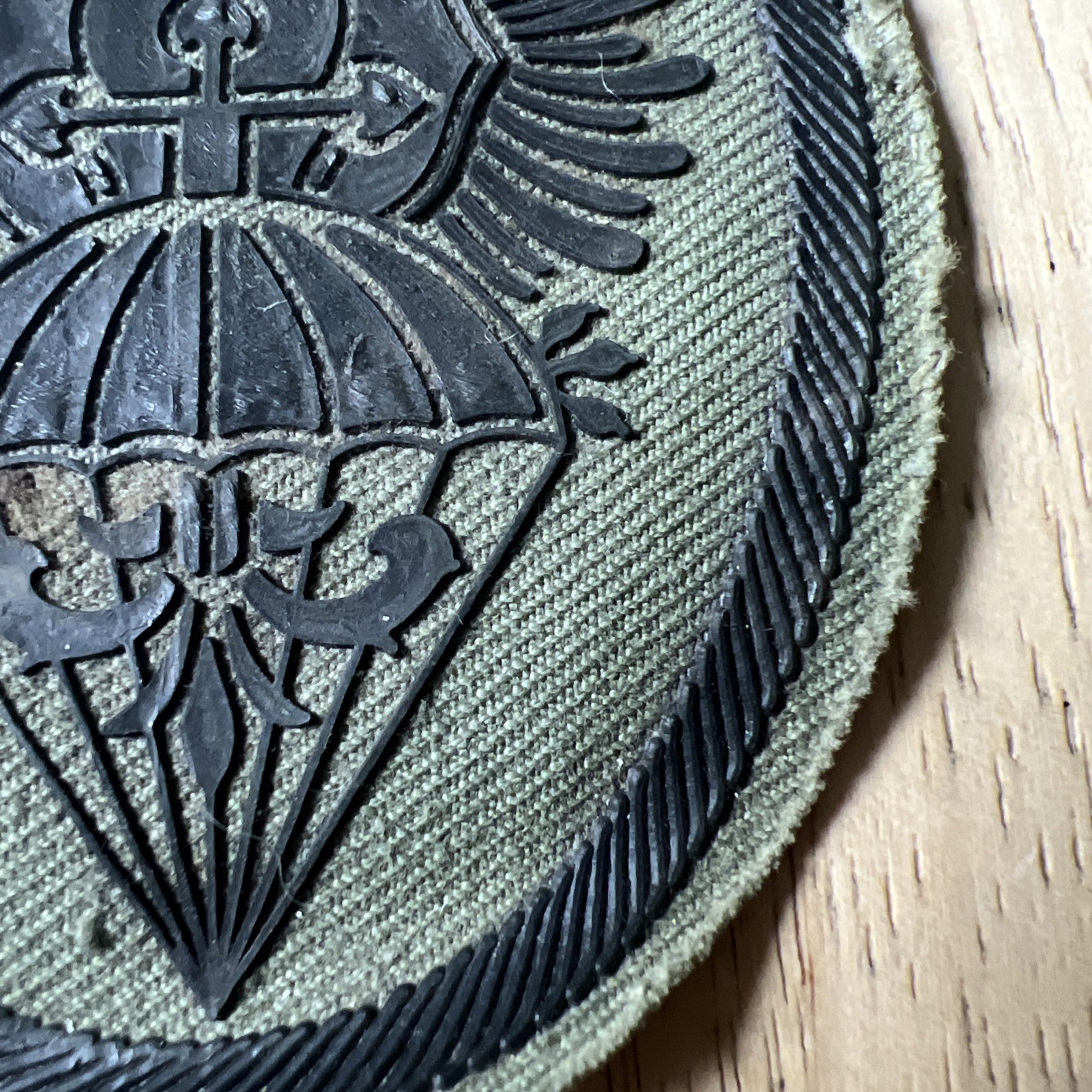 Spanish Army BRIPAC Paratrooper Subdued Field Uniform Patch Rubberized