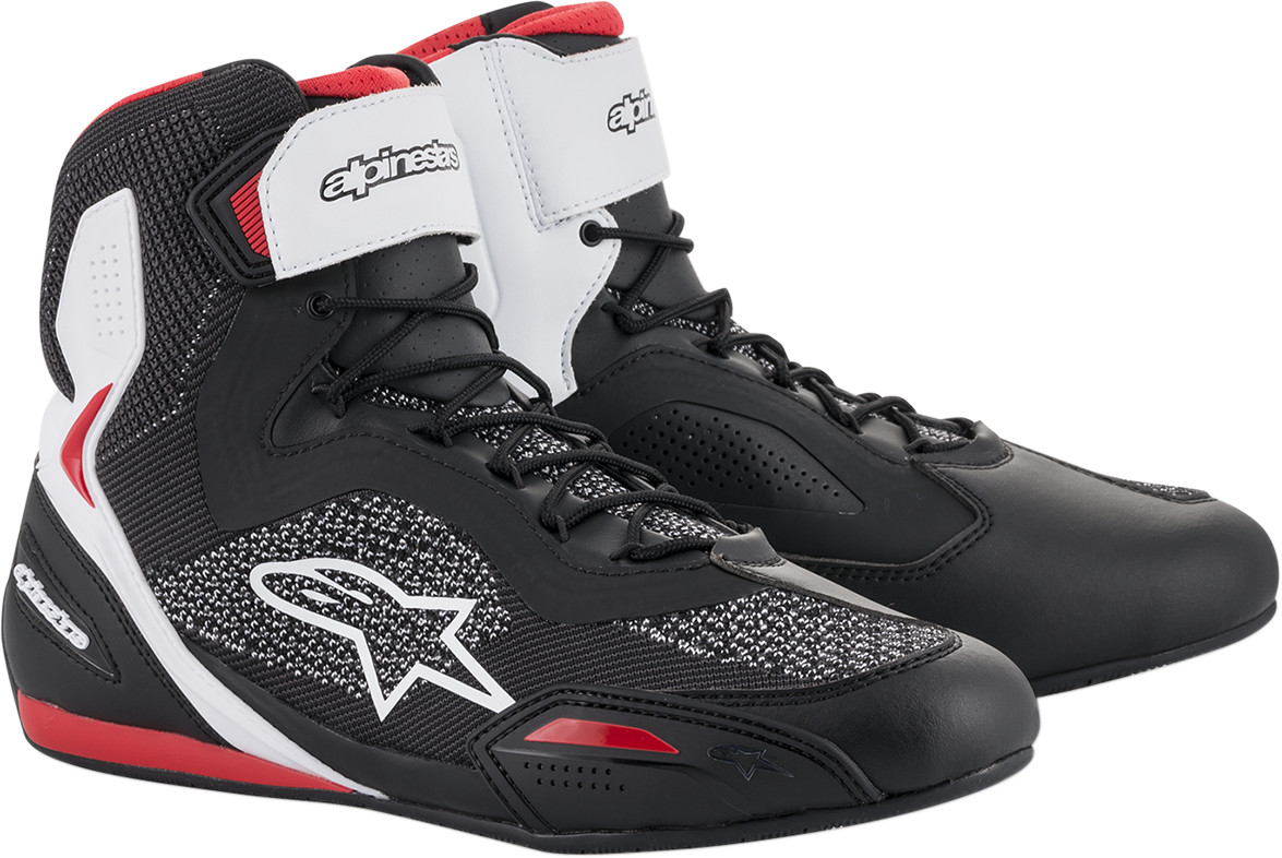 Alpinestars Faster 3 Rideknit Riding Shoes 11.5 Black Red White 2510319123-11.5