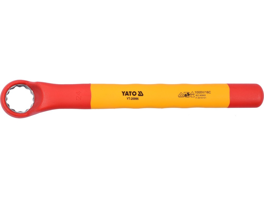 Yato Ring Spanner Fully Insulated 24mm VDE 1000V YT-20996