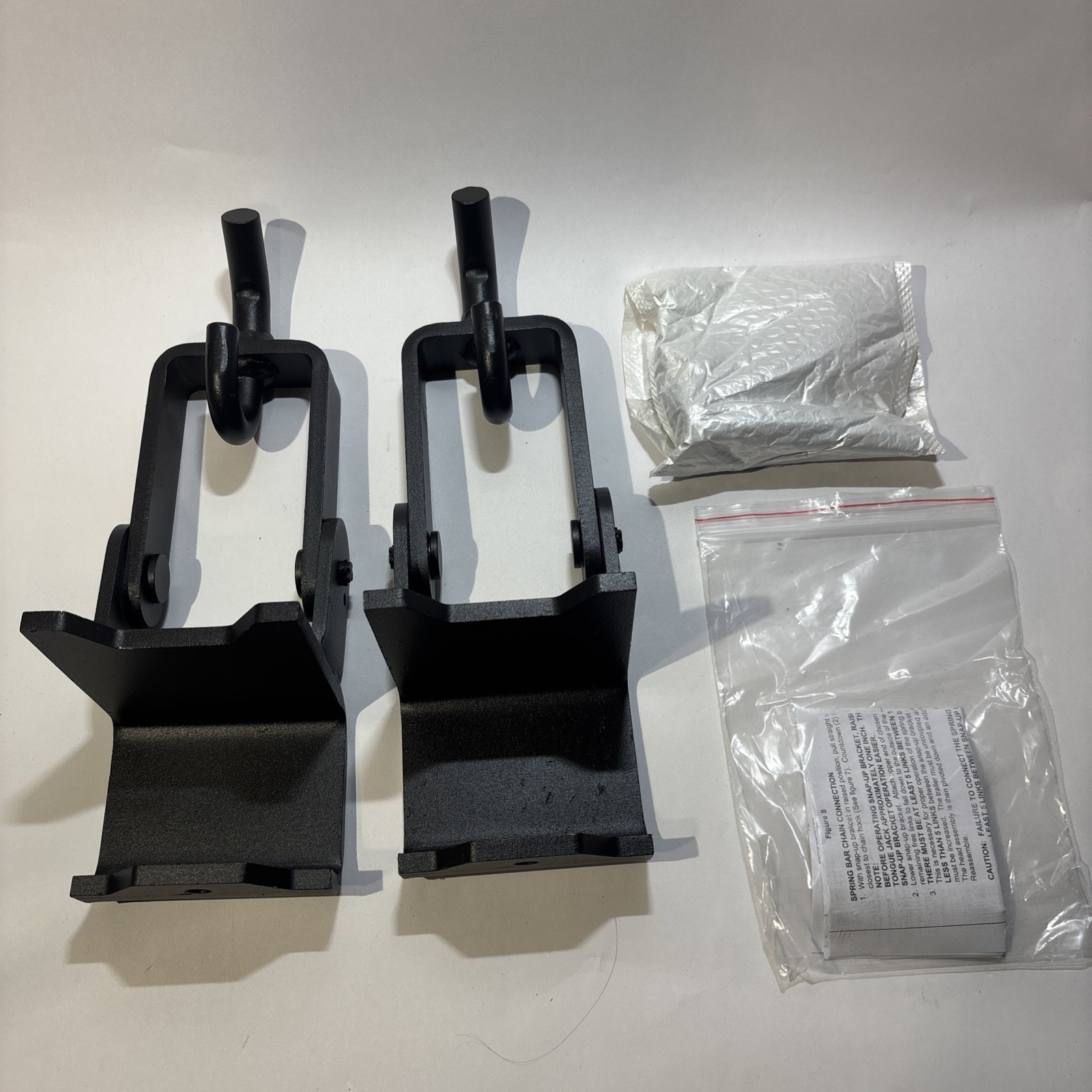 Pair of Curt 17208 Weight Distribution Hitch Hook-Up, Snap-up Brackets