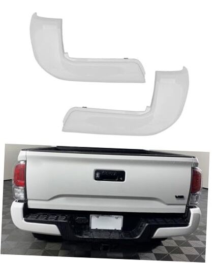 Rear Bumper Cap Fit for Tacoma 2016 2017 2018 2019 2020 2021 2022 2023 White