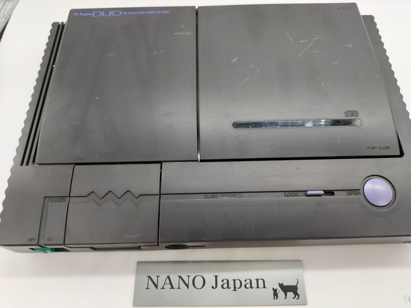 NEC PC Engine DUO Turbo Duo Console PI-TG8  HuCard working CD  don't woking