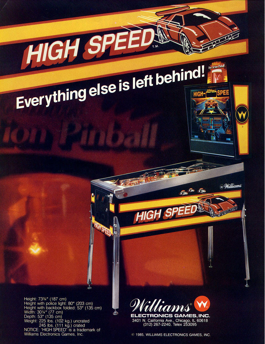 High Speed Pinball - Sound / Speech Rom Set L-2 [U4, U21, U22] [Williams] EPROM