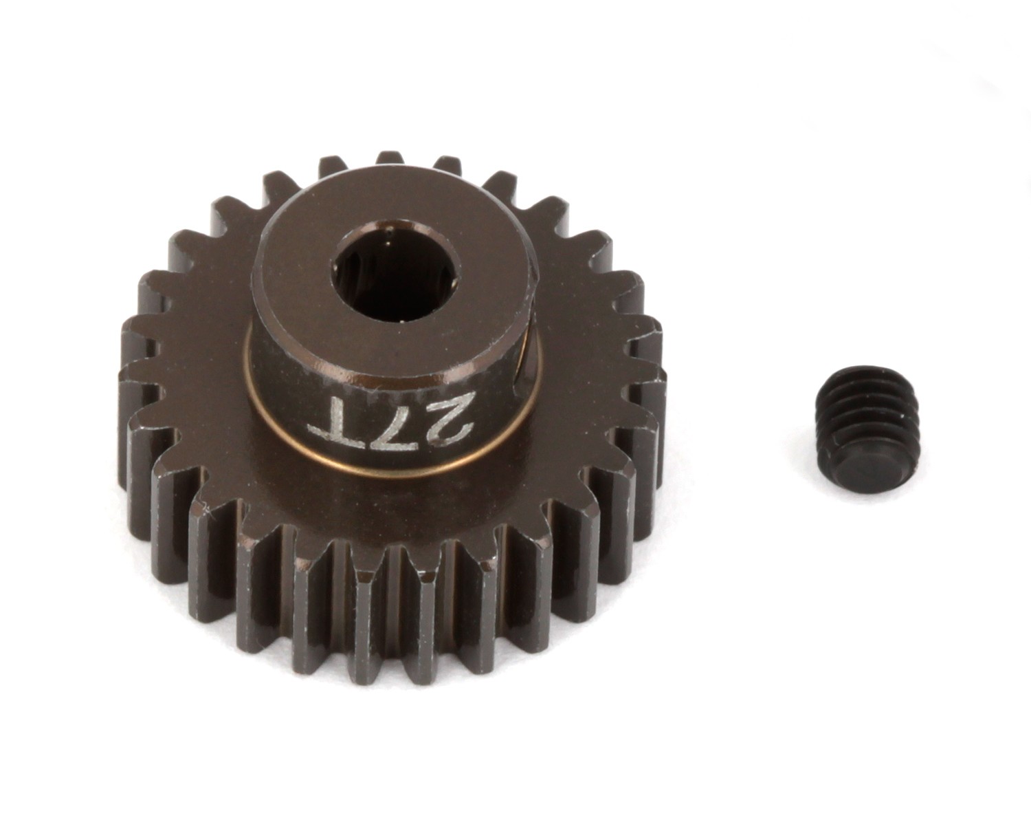 Team Associated 1345 - Factory Team Aluminum Pinion Gear, 1/8in Shaft, 48P 27T