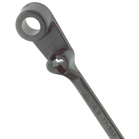 Ty-Rap Ty33mx Cable Tie, 4 In L, 5/8 In Max Bundle Dia., Black, Nylon 6/6, 18