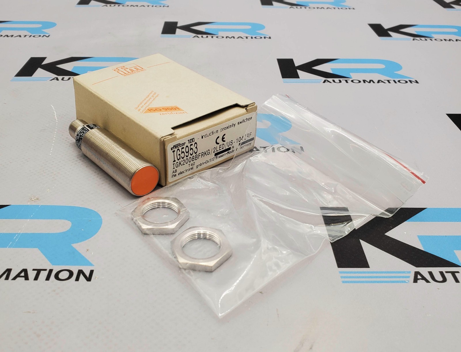 IFM IG5953 Quadronorm Inductive Sensor 10-36VDC