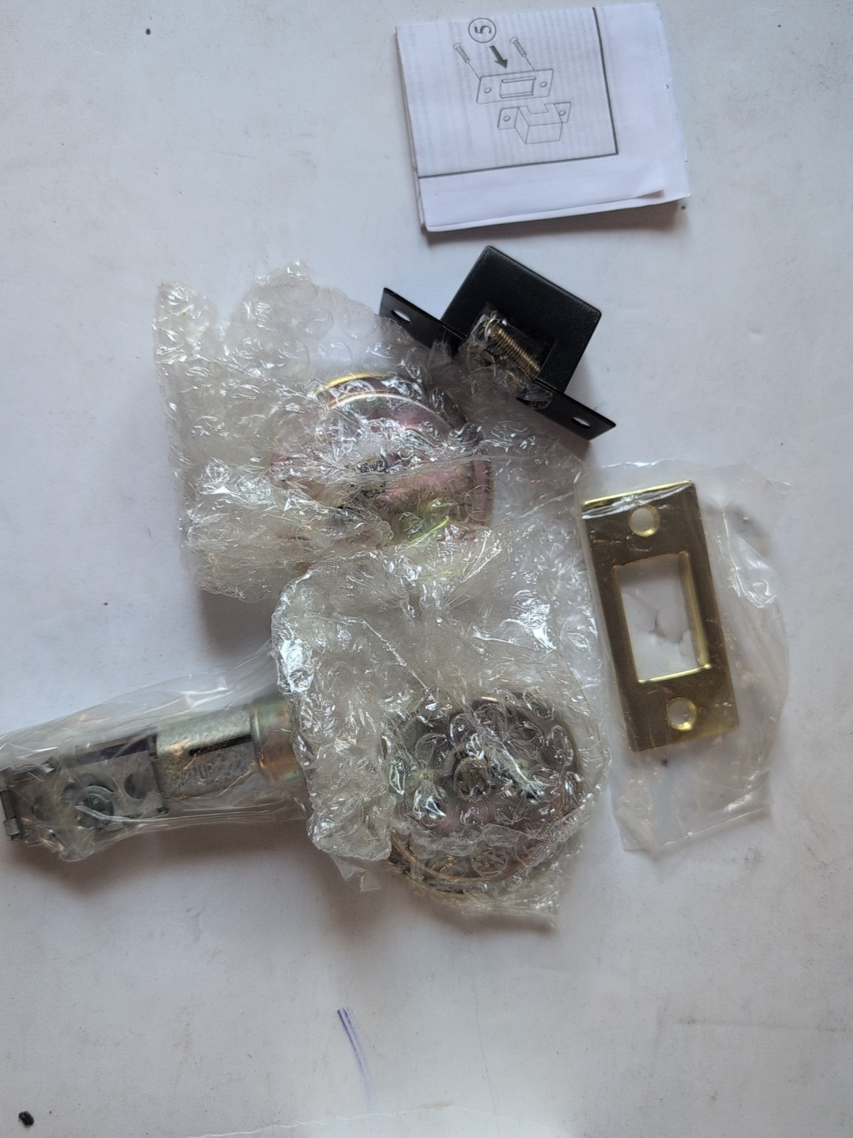 KWIKSET 334 3 Round Pocket Door Lock Passage 93340-009 VPB7
