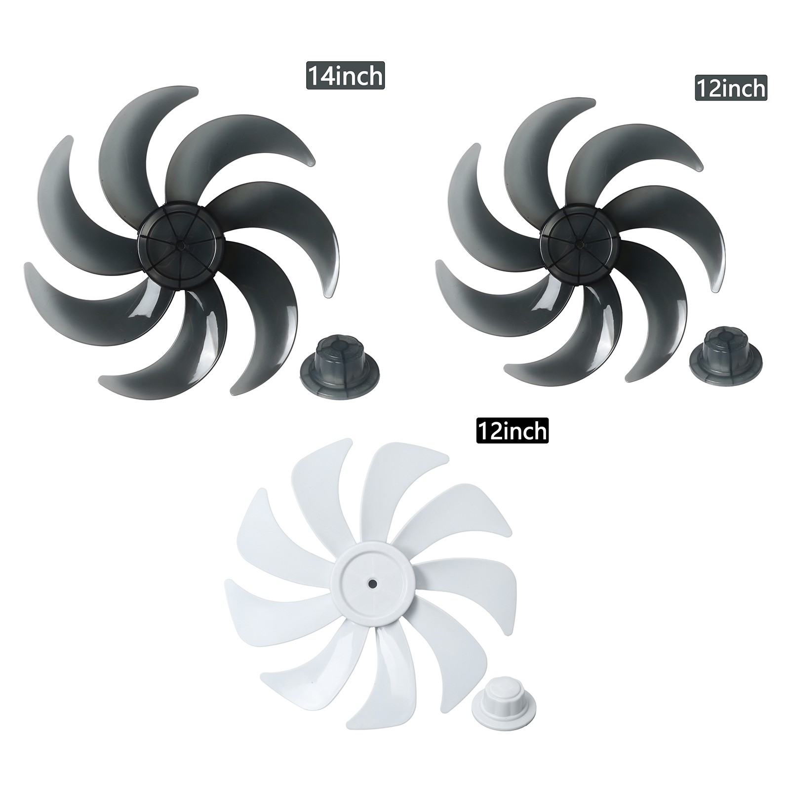 1Set Fan Replacement Lightweight Fan Blades Pedestal Fans Table Fans Parts New