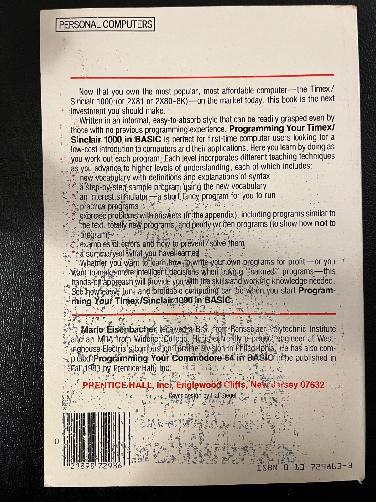 BOOK - Programming Your Timex/Sinclair 1000 in BASIC