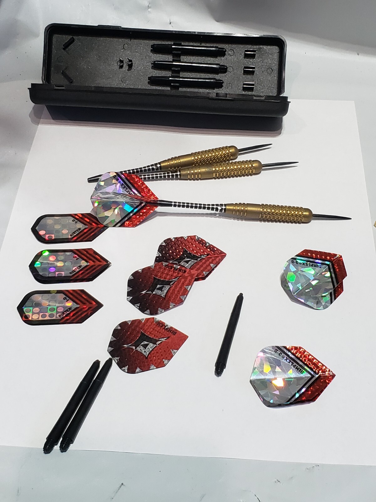 Harrows Darts Technology Hard Shell Dart Case with Dimplex Darts