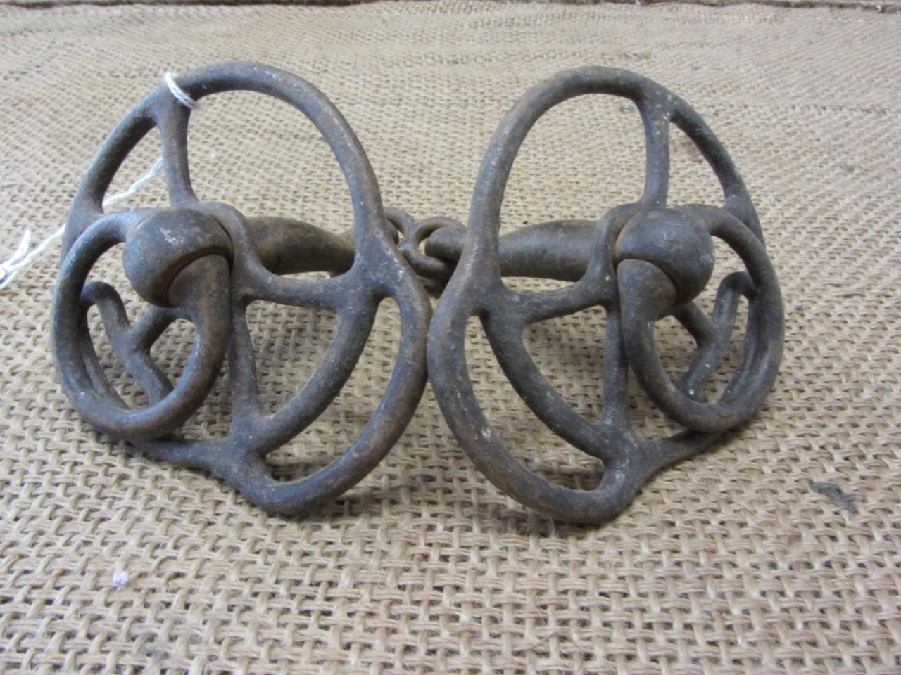 Vintage Berry Driving Bit Horse Snaffle Harness Bridle Horse Bridles 11141