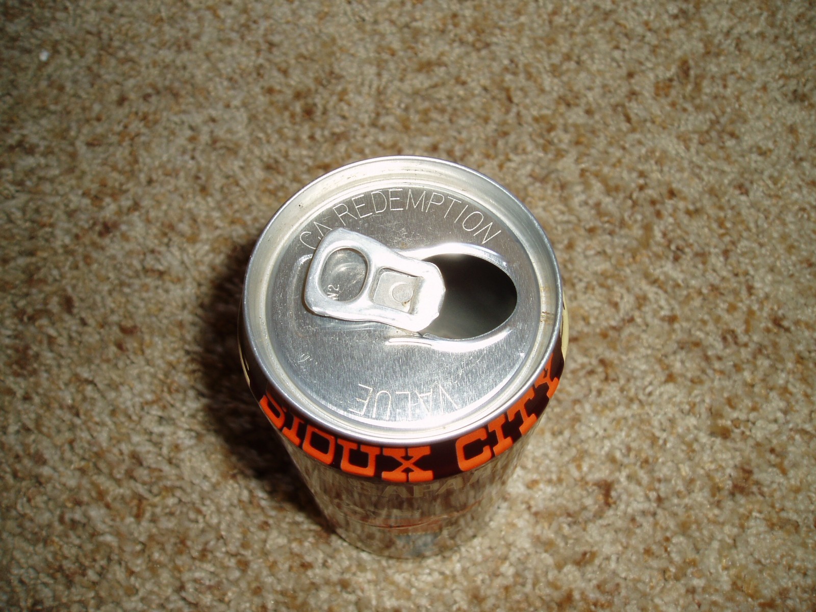 Vintage Sioux City Sarsaparilla Soda Pop 12 oz Can White Rock FREE S/H!