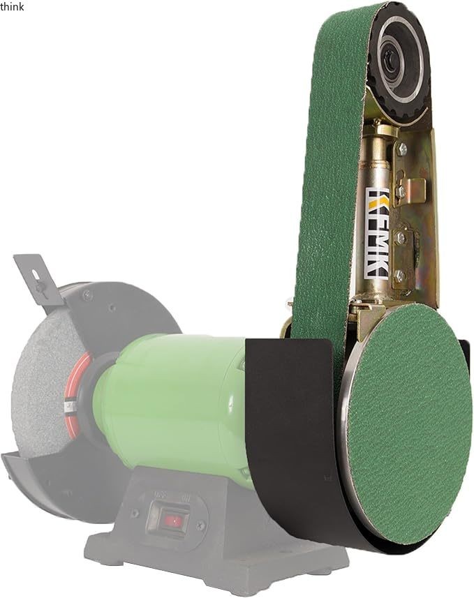 2“x 36" Belt Sander Attachment for Bench Grinder, 2x36-inch Belt and 7-inch Disc