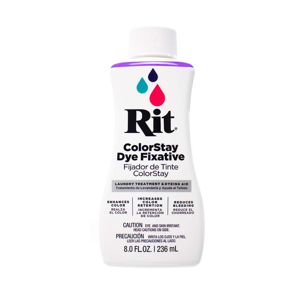 Rit Color Stay Dye Fixative for Cotton Linen Rayon Fabric Projects
