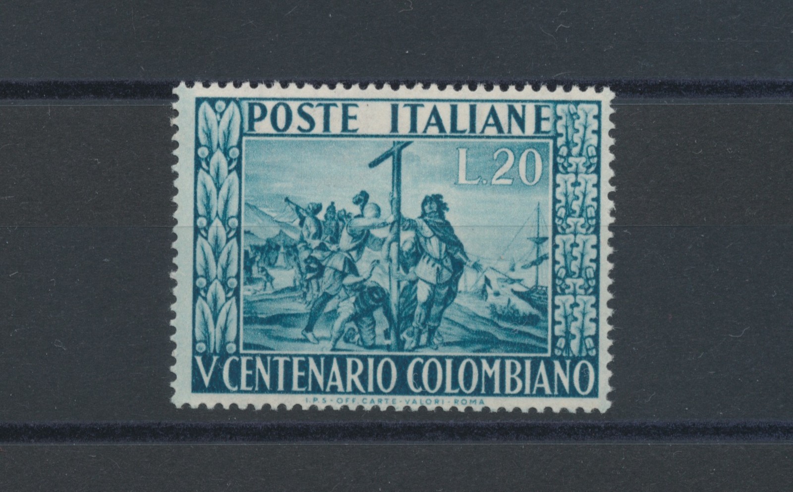 1951 Italy - Republic, Christopher Columbus, 1 value, no. 660, MNH**