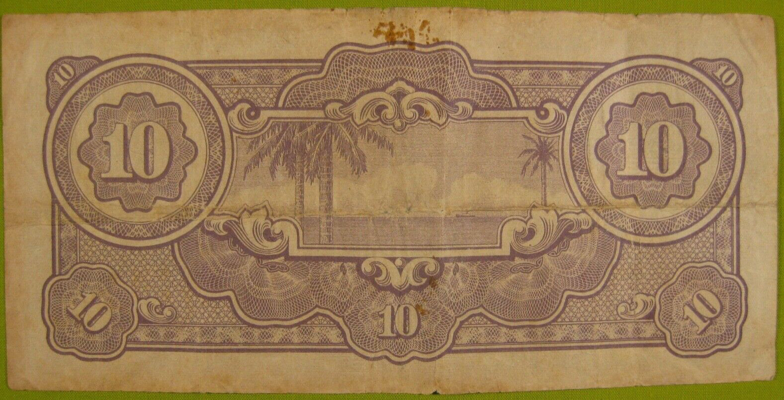 De Japansche Regeering Tien Gulden Note