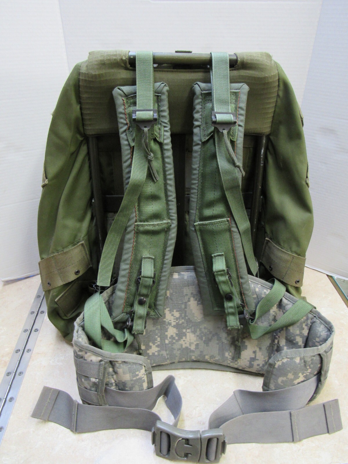 US Military Alice Pack Large Complete W/ Frame Enhanced Straps & MOLLE II Pad