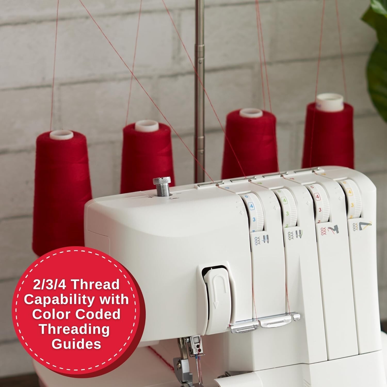 SINGER S14-78 Differential Feed Serger Overlock Machine with Accessory Kit