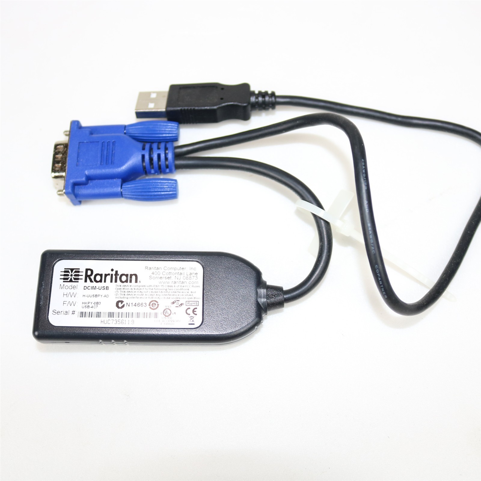 New Raritan Dominion KX VGA USB Controller Interface Module Cable DCIM-USB