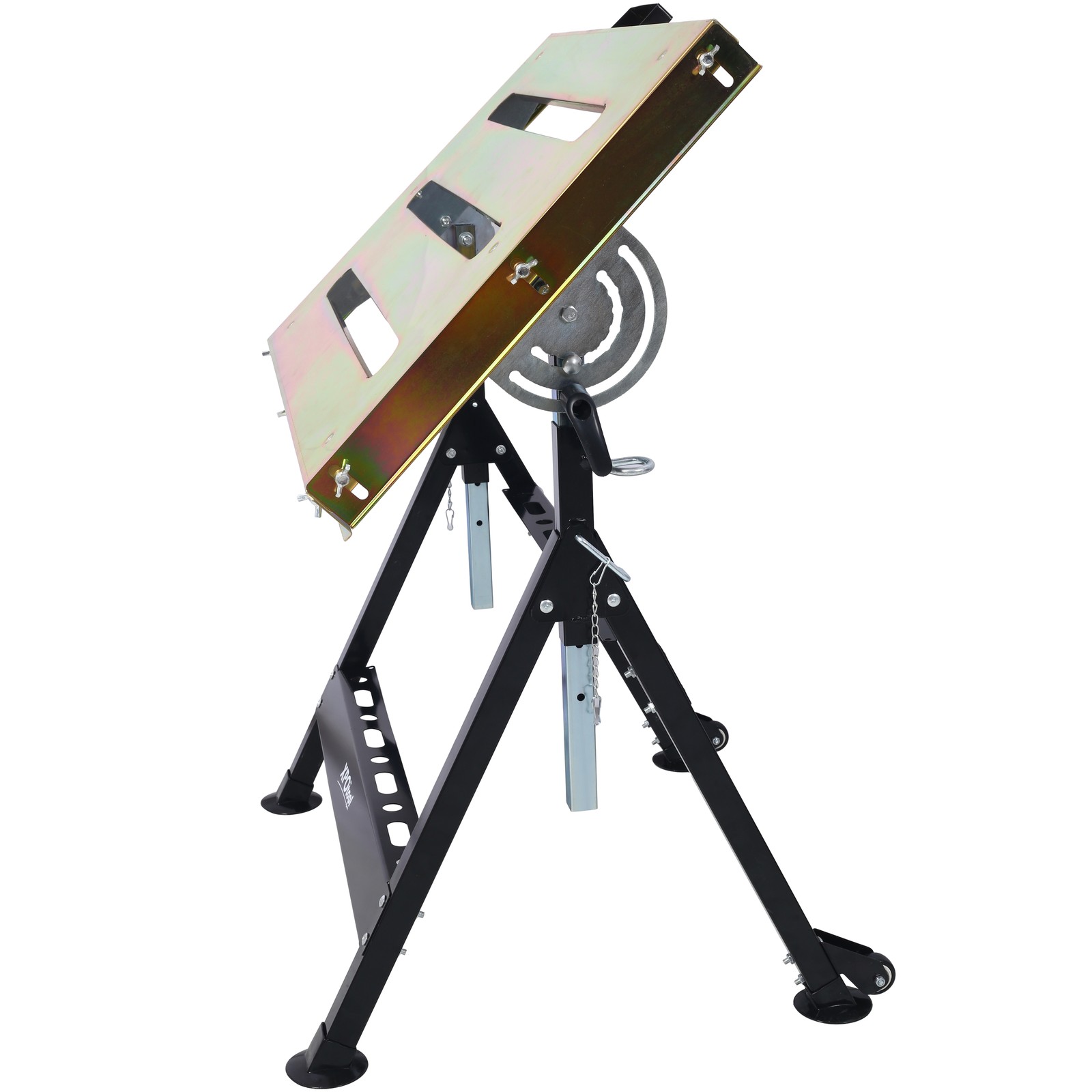 Adjustable Welding Table 30"x20", Folding, 400lb Capacity, Wheels