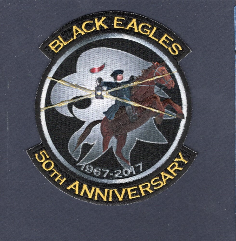 VAW-113 BLACK EAGLES 50th Anniversary 2017 E-2C E-2 HAWKEYE NAVY Squadron Patch