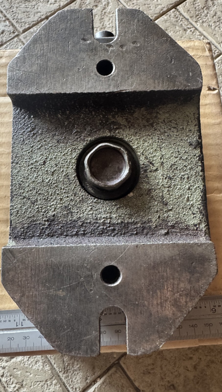 Pprecision machine vise with micro-feed USSR