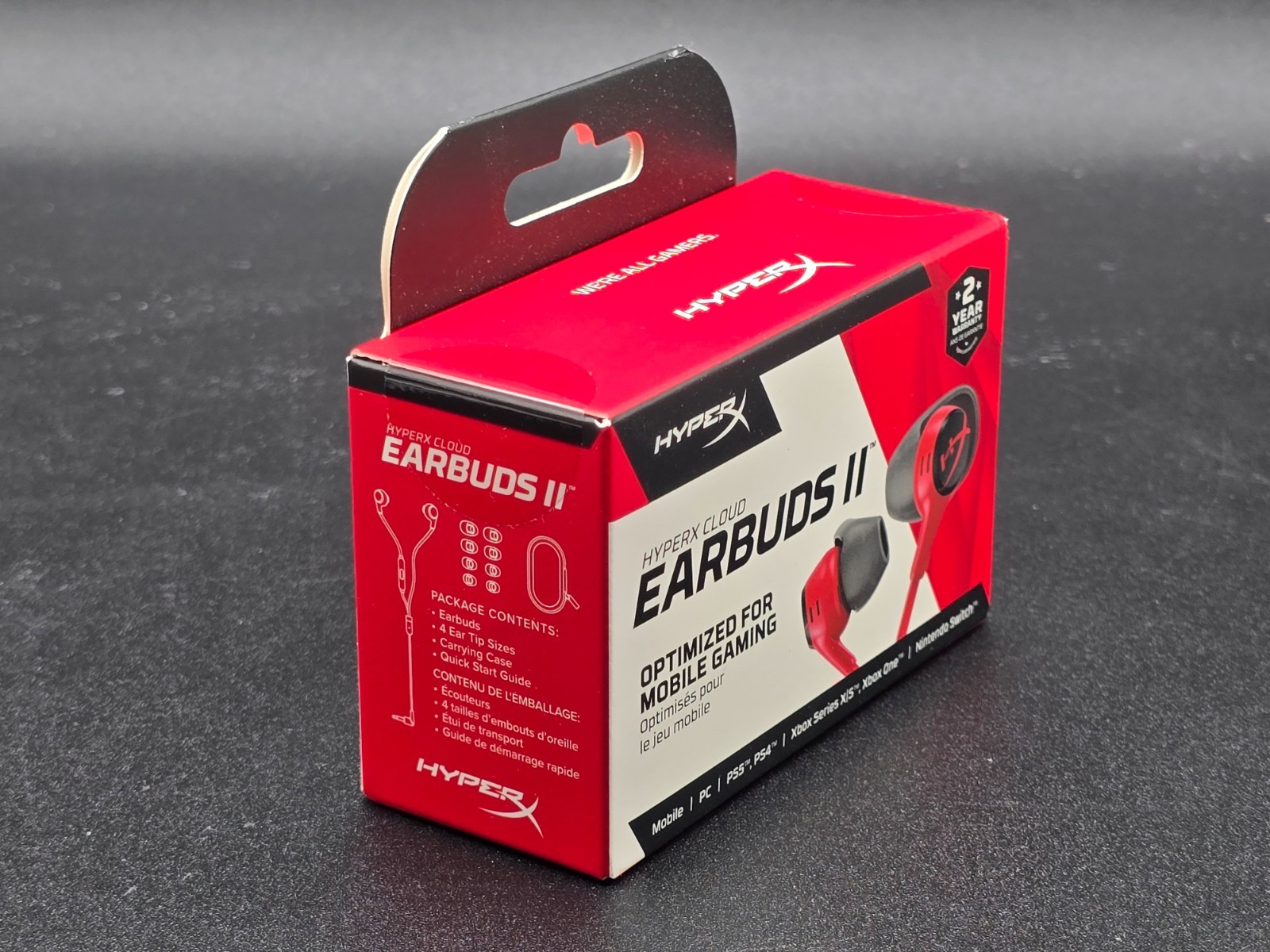HyperX Cloud Earbuds II - Gaming Earbuds with Mic - Red AUTHENTIC/NEW/SEALED