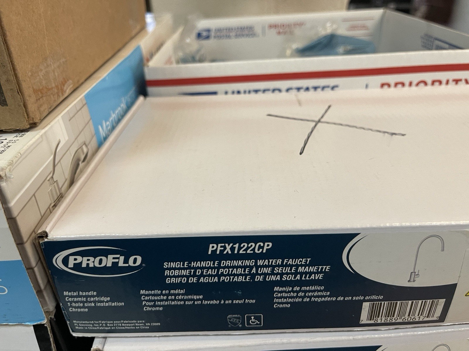 BRAND NEW PROFLO PFX122CP SINGLE-HANDLE DRINKING WATER FAUCET *FREE SHIPPING*