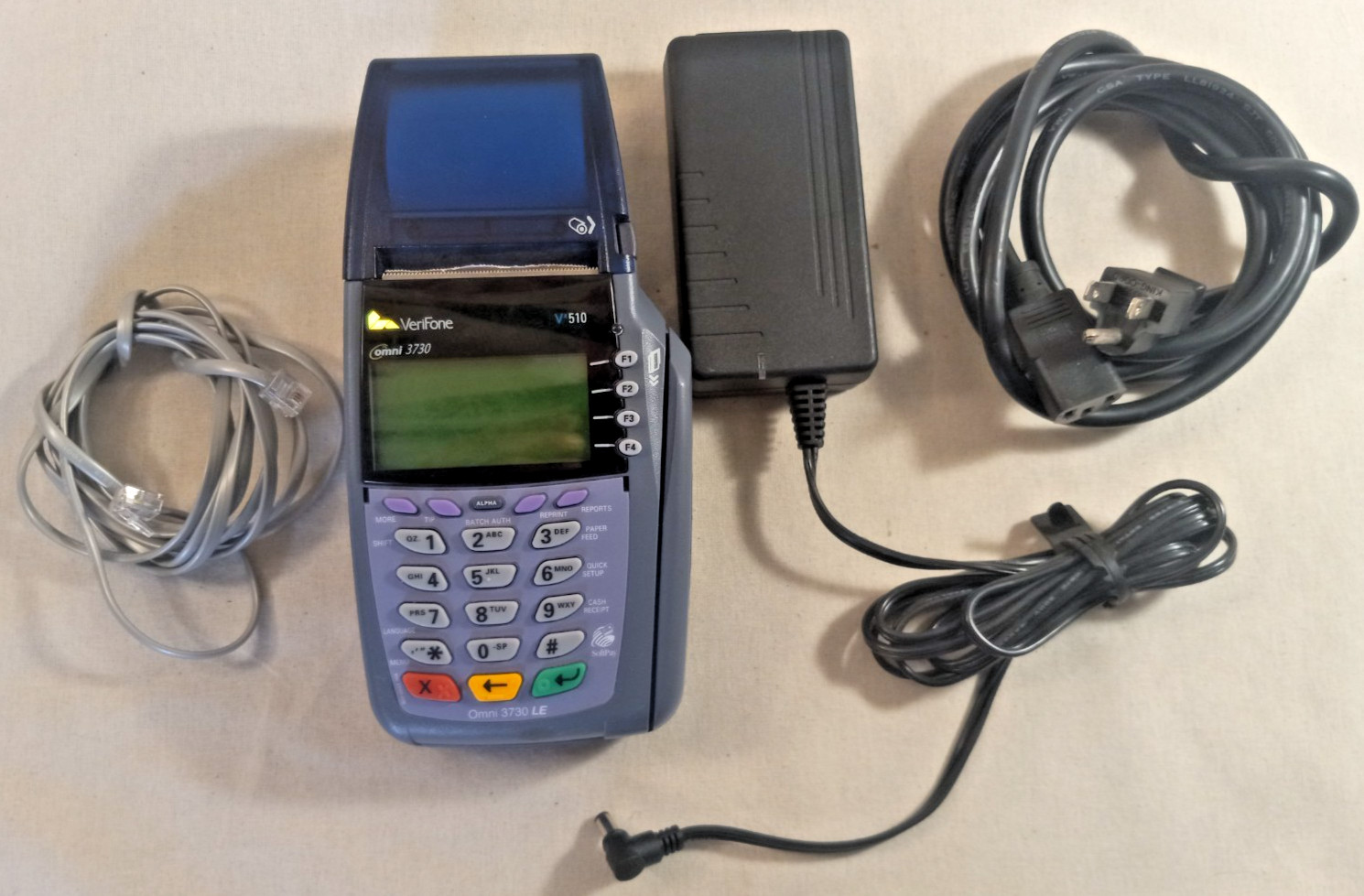 Verifone VX510 Omni 5100 Credit Terminal Reader - **Needs Download 2005
