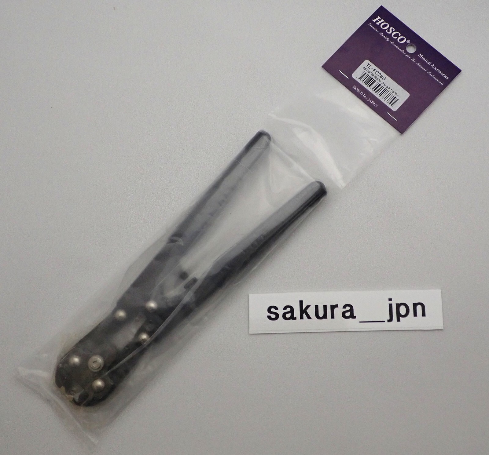 HOSCO TL-FC28S Luthiers Tools Stainless Steel Fretcutter with Lock Mechanism JPN