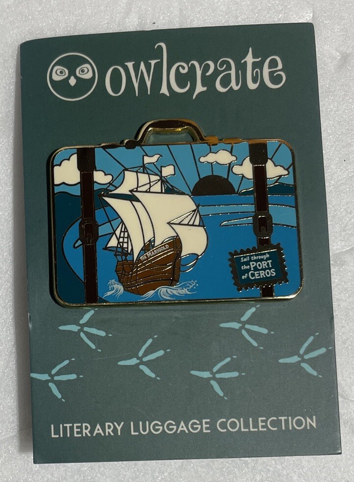 Owlcrate Literary Luggage Collection Series 1   #8 of 12 Hey Atlas Creative Pin