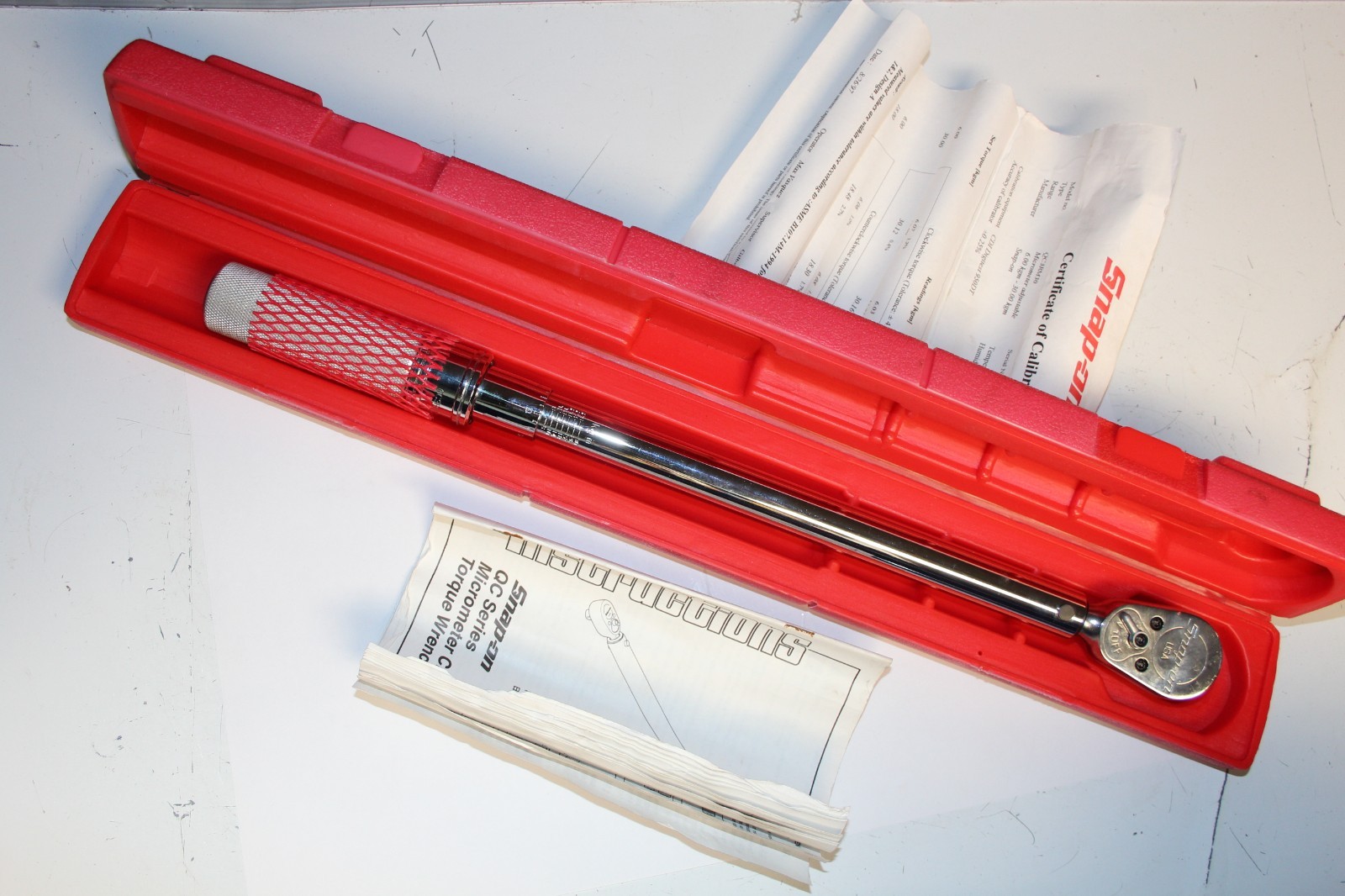 Snap-on TOOLS 1/2″ Dr Metric Adjustable Click-Type Fixed Ratchet Torque Wrench
