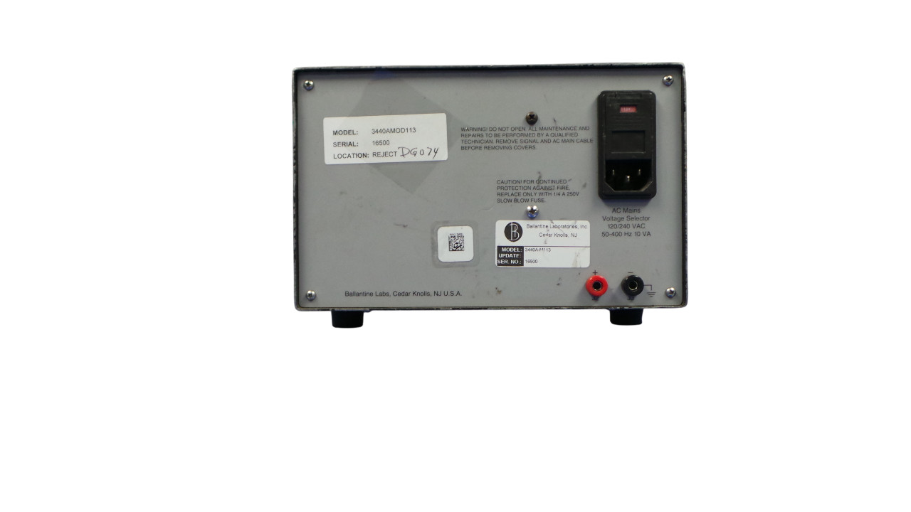 BALLANTINE 3440A RF MILLIVOLTMETER - Free Shipping