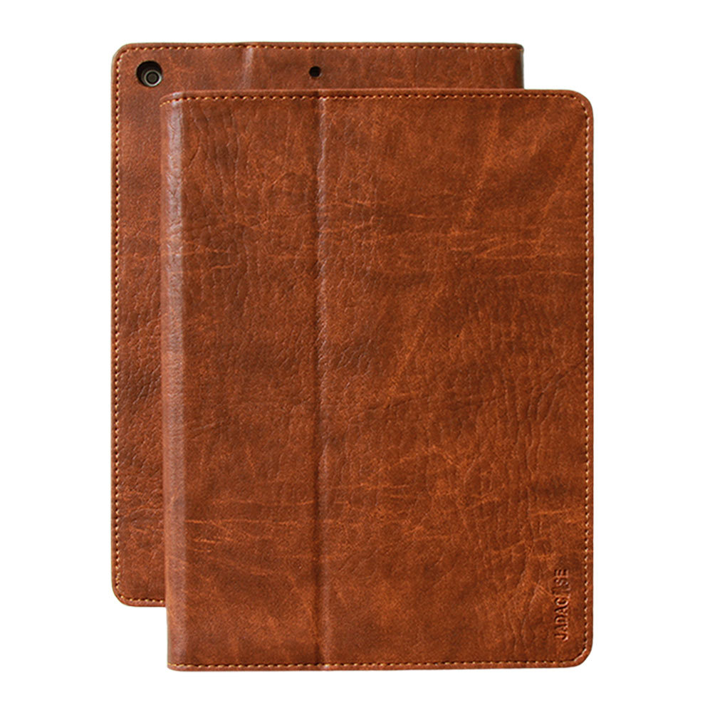 Leather Cover for Apple iPad Air 2 Tablet Protective Smart Case Pouch Brown