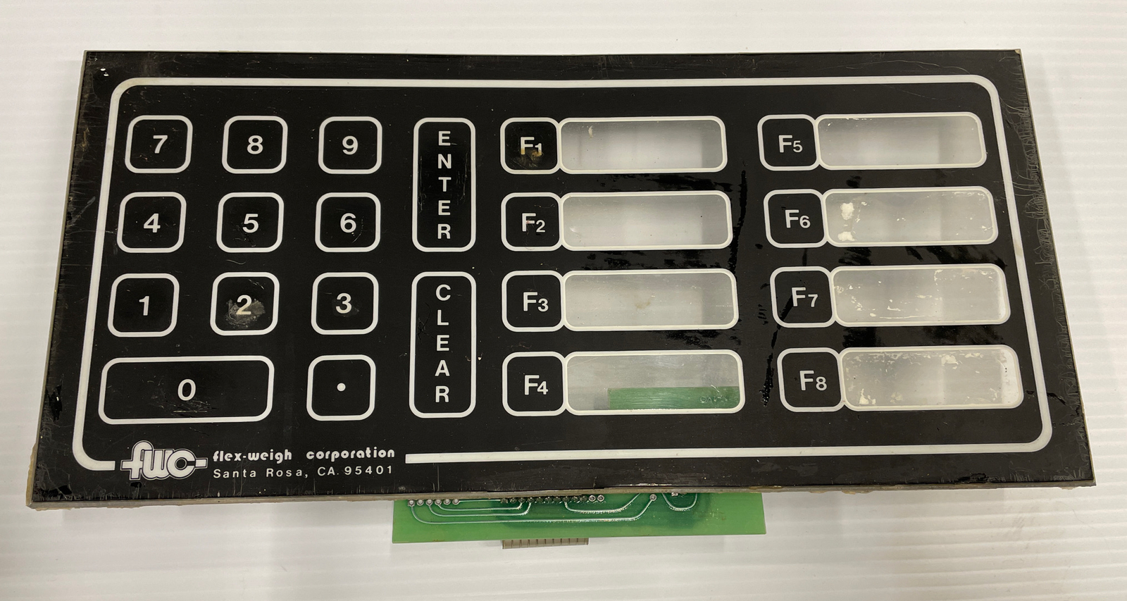 FLEX WEIGH Circuit Board EB 1591 with Key Board @04