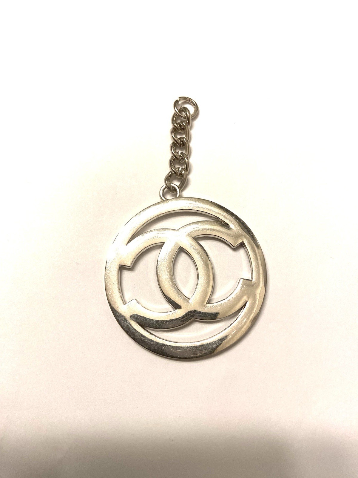 Chanel Replacement Zipper Pull Bag Charm Key Ring Letter Logo