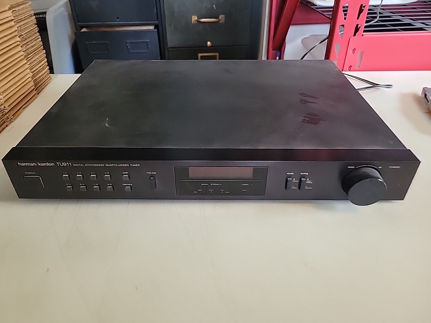 Vtg Harman Kardon TU911A | Digital Synthesized Quartz-Locked Tuner *For Repair*