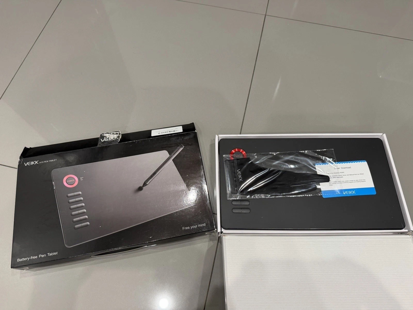 Veikk A15 Pen Tablet 14 X 7.9 X 0.35 Battery Free