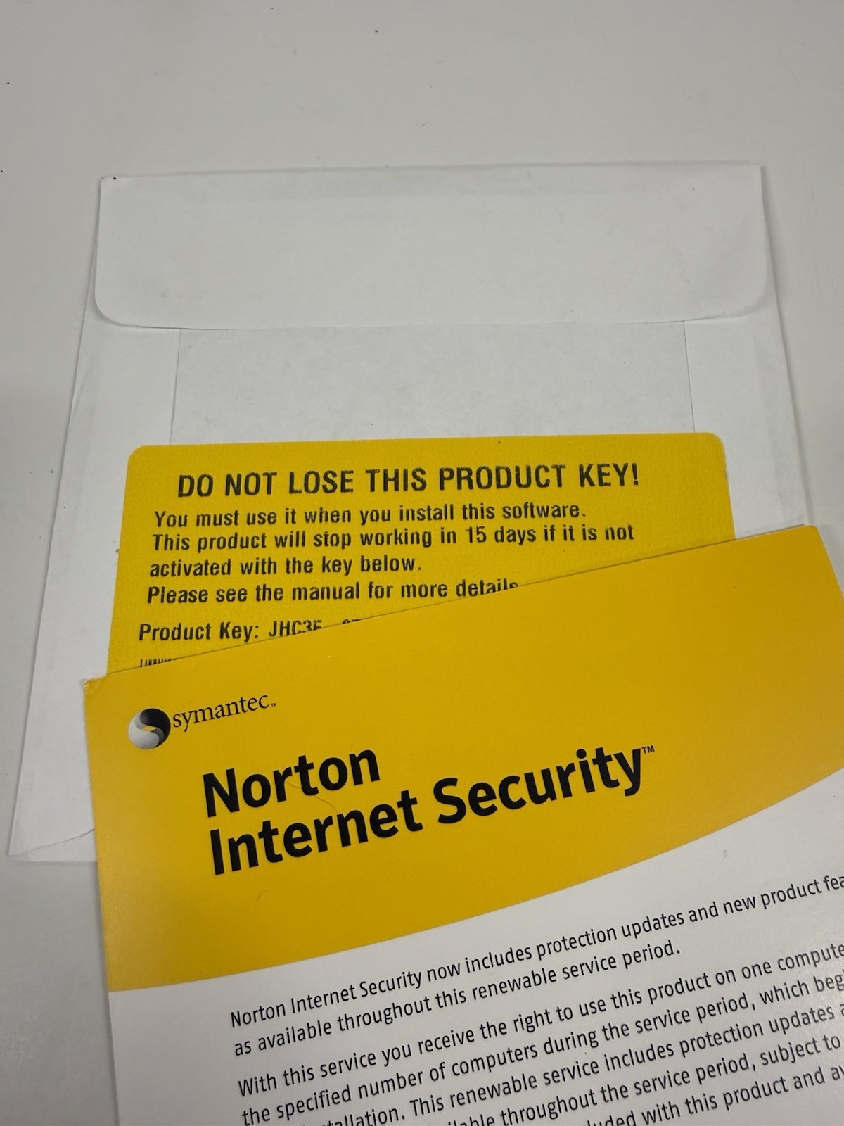 Vintage Norton Internet Security 2008 Software Disc Windows XP Vista New